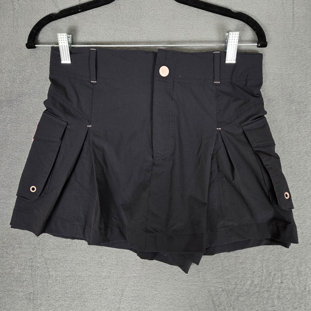 FP Movement Free People Cargo Skort Womens Small Black Hiking Activewear *READ